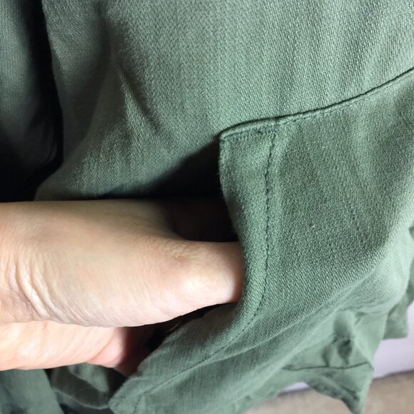 New! Supplies by Union Bay Larisa Jacket L Womans Greek Olive Snap Buttons - Picture 8 of 16